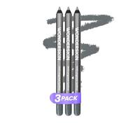 Wonderskin 1440 Longwear Crayon Eyeliner Bleu Pailleté, Lot De 3 - Crayons Eyeliner Imperméables, Affûtables Et Anti-Taches (Bleu Oyster)
