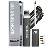 Wonderskin Dream Brow - Gel Fixateur Longue Tenue pour Sourcils - Mascara Teinté Résistant à l’Eau et Transfert (Noir)