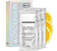 Wonderskin Masque De 8 Minutes, Masque Hydratant Et Anti-Âge Contenant De La Vitamine C Et De La Niacinamide, Masques Hydratants Pour Le Visage Paquet De 8
