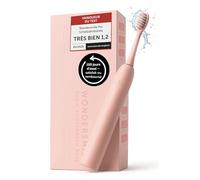 Wondersmile Brosse à dents sonique PRO - Vainqueur du test 2023-100 jours d'essai sans risque - Brosse à dents électrique avec 4 programmes de nettoyage et têtes (Atomic Rose)