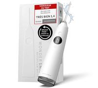 WonderSmile Hydropulseur PRO - Lauréat 2025 - testé TÜV SÜD - essai 100 jours sans risque - technologie SmoothFlow pour dents & gencives - 5 modes - batterie 30 jours