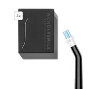 Wondersmile Plaque Buse - Buses de rechange pour hydropulseur Waterflow - Technologie SmoothFlow pour un soin optimal des dents et des gencives (Black, lot de 4)