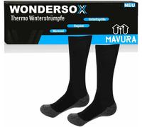 WONDERSOX Chaussettes thermiques Hommes Femmes Chaussettes d'hiver Chaussettes chaudes