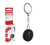 WonderTag - AirTag Noir Localisateur Bluetooth Ultra-Précis - Suivi GPS en Temps Réel Via App iOS - Traqueur d’Objets pour Clés, Portefeuille, Sac, Valise - Autonomie Longue Durée, Léger & Discret