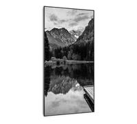 Klarstein Radiateur infrarouge Wonderwall Air Art Smart 60x120cm 700W Lac noir/blanc