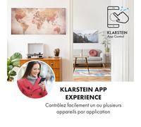 Wonderwall Art Smart 700W 60x120cm Radiateur Tableau Carte du Monde