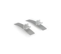 Wonderwall Lot de 2 pieds de support pour Radiateurs infrarouges - gris