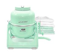 WonderWash Machine à laver portable pour appartement et petits espaces - Lave-linge manuel avec design rétro - Nettoyez le linge n'importe où avec notre comptoir, non électrique, petite laveuse - Vert