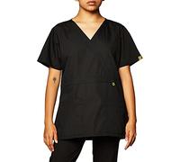 WonderWink Scrubs T-Shirt de Golf pour Femme, S, Noir, 1