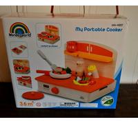Wonderworld, CUISINIÈRE DE JEU, cuisinière portable, 36m+, WW-4557, neuf