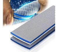 Wondora Mousse Filtre Aquarium, Mousse Filtre Bassin, Mousse Filtrante Bassin, Structure en Nid d'abeille, Réutilisable, Convient pour Le Nettoyage des Aquariums, des Bassins de Koi (100x11cm)