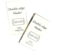 Wondr Lames De Rasoir Double Face En Acier Inoxydable 5 Pièces