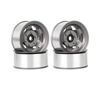 WONFAST Beadlock Lot de 4 jantes en alliage d'aluminium de 3,9 cm - Moyeux de rechange pour voiture sur chenilles RC 1/10 pour Axial SCX10 AX90069 D90 TF2 CC01 Tamiya (5 rayons)