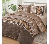 WONGS Bedding Parure de lit bohème 3 pièces YS01AC080864AF-A