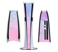 Wonhomke Autocollant Protecteur en Vinyle PVC Style Tendance pour PS5 Pro Autocollant pour Le Centre et Les côtés de la Console (PRC07)