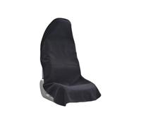 Woniyal 1 Pièces Housse Siège Serviette Voiture Avant pour Fo-RD Focus St Line, Nappe Assise Sueur Serviette Siège Couverture Polyester Lavable,Single Seat-Black