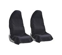 Woniyal 1 Pièces Housse Siège Serviette Voiture Avant pour Fo-RD Focus St Line, Nappe Assise Sueur Serviette Siège Couverture Polyester Lavable, Driver and Front Passenger-Black