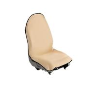 Woniyal 1 Pièces Housse Siège Serviette Voiture Avant pour Ford Explorer EV 2024, Nappe Assise Sueur Serviette Siège Couverture Polyester Lavable,Single Seat-Beige