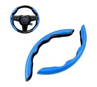 Woniyal 2 PCS Couvre Volant Adapté pour Ford Focus Turnier 4 (IV) HP I 2018-2024, Accessoires Auto Protège Volant Grip de Volant Décoration de Volant Coque Housse Volant Adapté,Red