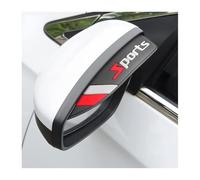 Woniyal 2 Pièces Housse de Pluie pour Rétroviseur de Voiture pour Simson KR51/1 Schwalbe, SR4-2 Star, SR4-3 Sperber, SR4-4 Habicht, Rétroviseur Latéral Pluie Sourcil Couverture Miroir de Rétroviseurs