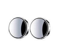 Woniyal 2 Pièces Miroir Angle Mort pour BMW X5 G05 2018-Present Rétroviseur Auxiliaire 360° Réglable Verre HD Convexe Grand Angle avec Ventouse,Silver