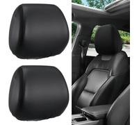 Woniyal 2 Pièces Protège-Appui-Tête de Voiture pour Kia EV3 EV5 EV6 EV9, Housses de Siège Auto, Accessoires d'Intérieur, Élégant Cuir Synthétique