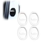 Woniyal 4Pcs Cache-Serrure de Porte pour Citroen e-Mehari 2016-2023, Protections de Loquet en Caoutchouc Fiables Bouclier Antirouille Accessoire Pratique,White