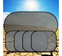Woniyal 5 Pcs Pare-Soleil Lunette Arrière Convient pour Range Rover L405 2012-2018, Maille Écran Store Couverture Barrière Lumière Protecteur UV