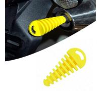 Woniyal Bouchon D'échappement pour Yamaha Tracer MT07 MT09 Tracer 700, Moto Cross Silencieux de Lavage Moto Bouchon Tuyau Protection,Yellow