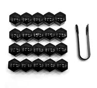 Woniyal Cache Ecrou de Roue Auto pour Abarth SS Grande Punto | 20Pcs cache ecrou de roue avec outil d extraction, capuchons de protection antirouille pour boulons 17mm 19mm 21mm