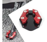 Woniyal Extension de Béquille Latérale pour Crusier Shadow VT 750, Semelle Élargisseur de Béquille, Plaque de Support, Aluminium Accessoire,Red