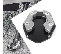Woniyal Extension de Béquille Latérale pour Triumph Speed Triple R 2012-2015, Semelle Élargisseur de Béquille, Plaque de Support, Aluminium Accessoire,Silver