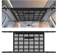 Woniyal Filet de Rangement pour Plafond Voiture pour VW T ROC Typ A1 2017-2025, Organisateur de Toit intérieur avec Fermeture éclair Filet de Chargement