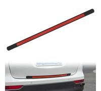 Woniyal Protection de Hayon Convient pour Ford Tourneo Connect 2023 2024 2025, Bord de Coffre Réfléchissant Résistant Autocollant de Sécurité Pare-Chocs Contre Les Rayures,Red