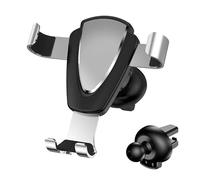 Woniyal Support Téléphone Auto pour Hyundai i10 III 2023-2025 | Fixation En Silicone Anti Rayures Et Structure En Aluminium Moderne Pour Grille D Aération Sécurisée En Conduite