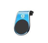 Woniyal Support Telephone Auto pour Volvo XC40 2016-2020, Aimant Magnetique Ferme Forme L sans Perte Signal Fixation Grille Aeration Smartphone,Blue