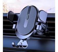 Woniyal Support Téléphone Voiture pour Citroen C4 III (Phase I, 2020) 1.2 PureTech (130) 2020-2024, Fixation Grille D'Aération Support Mobile Berceau de Smartphone Clip Accessoire
