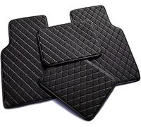 Woniyal Tapis de Sol Voiture pour Jaguar E-Pace 2018-2020, Cuir Résistant à l'eau et Tous Les Temps Accessoires de Tapis de Protection Intérieure,A