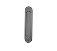 WonJoxel Lot de 2 poignées rectangulaires en alliage d'aluminium sans perçage - Poignée autocollante en alliage d'aluminium noir/gris/doré - Bouton de porte coulissante double face - Pour meubles