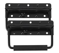 WonJoxel Lot de 4 poignées de transport en métal robuste pour boîte à outils - Poignée à ressort pour boîtes à outils, portes, boîtes de rangement