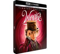 Wonka - 4k Ultra Hd + Blu-Ray - Boîtier Steelbook Limité