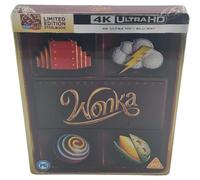 Wonka 4k Ultra Hd + Blu-Ray Steelbook Timothée Chalamet Édition Limitée ,Libre