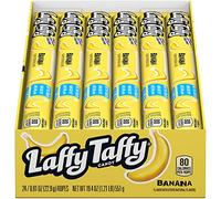 Wonka Laffy Taffy Rope, Banana, 0.81 Ounce Packages (Pack of 24)