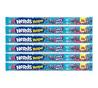 Wonka Very Berry Nerds Rope - Lot de 6 bâtonnets de bonbons américains
