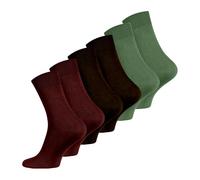 6 paires de chaussettes en bambou pour hommes, Confortables et respirantes en véritable fil de bambou, Super douces (FR/ES, Alpha/lettres, Taille unique, Taille normale, Taille normale, Mix-5)