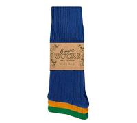 Wonky Line Chaussettes Coton Bio GOTS Certifié - Unisexe Homme Femme - Respirantes Douces Confortables - 7 Couleurs Disponibles - Écologiques Durables - Mélangé - 35-38