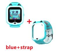 Wonlex-Montre Intelligente Gps Pour Bébé,Wi-Fi,Traqueur De Positionnement Lbs,Caméra Vidéo 4g,Demandes Vocales,Localisation Kt22 Geo,Montres Intelligentes Pour Enfants - Type Blue And Strap