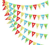 Wonmelody 3Pcs Science Pennant bannière fête d’anniversaire de la Science décor multicolore laboratoire de chimie drapeau Sciencist thème fanions guirlande bannière pour l’anniversaire
