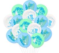 Wonmelody Décorations de fête d'anniversaire Surf Ballon de surf The Big One Décorations de fête d'anniversaire d'été hawaïenne Plage de surf Ballons de fête sportive pour le surf, fête prénatale, 1er