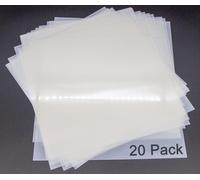 Wonninek Feuilles de Mylar, 20 feuilles de pochoir en Mylar vierges de 7,5 mil 12x12 pouces, modèles en vinyle translucide en plastique PET pour le bricolage, l'artisanat, le Cricut, la fabrication de